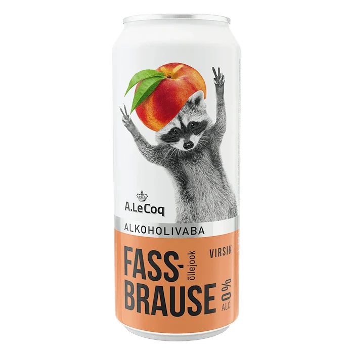 A. Le Coq Fassbrause Peach - Alcohol Free Peach Radler
