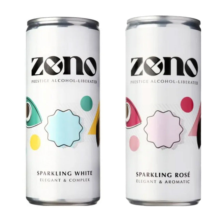 Zeno Sparkling Moments Collection - Non Alcoholic White & Rosé Wine Cans