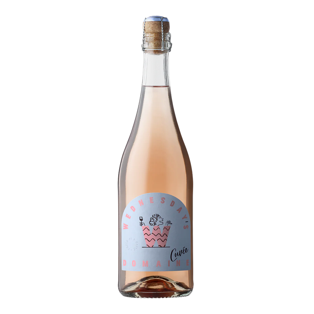 Wednesday's Domaine Rose Cuvee - Alcohol Free Sparkling Rose Wine