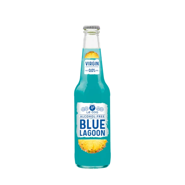 Virgin Cocktails Blue Lagoon - Alcohol Free Blue Lagoon Mocktail