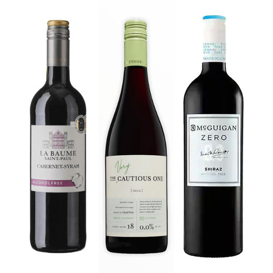 Alcohol Free Red Wine Introduction Bundle – Non Alcoholic Red Wine Tasting Trio