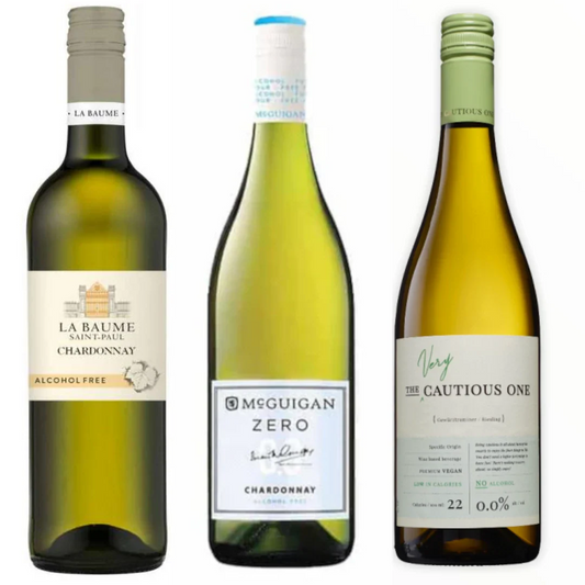 Alcohol Free White Wine Introduction Bundle – Non Alcoholic White Wine Tasting Trio